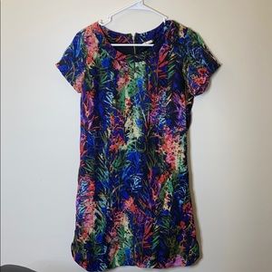 Patterned mini dress